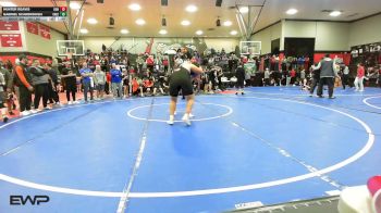 285 lbs Quarterfinal - Hunter Reavis, Coweta vs Gabriel Scarbrough, Checotah