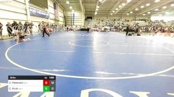 85 lbs Rr Rnd 2 - Channing Peterson, SEO Wrestling Club vs Chase Kruk, Grit Mat Club Red