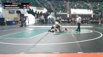 7A 132 lbs Champ. Round 1 - Jonathan Davidson, Sparkman vs Rivers Harbison, Hewitt-Trussville
