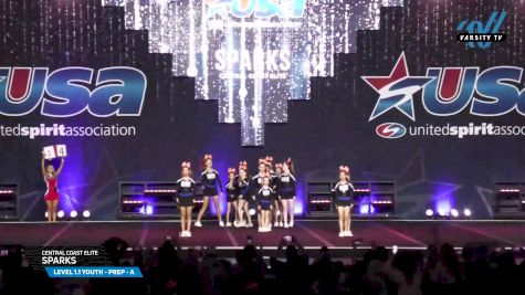 Central Coast Elite - SPARKS [2025 L1.1 Youth - PREP - A Day 1] 2025 USA All Star Cheer Super Nationals