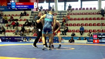 74 kg 1/8 Final - Ibrahim Metehan Yaprak, Turkiye vs Christos Christoforidis, Greece