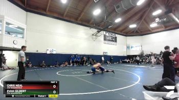 174 lbs Cons. Round 2 - Chris Neal, CSU Bakersfield vs Evan Gilbert, CSU Bakersfield