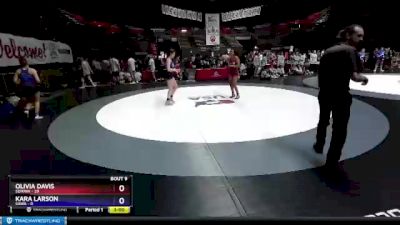 144 lbs Round 3 (12 Team) - Olivia Davis, SDIKWA vs Kara Larson, SAWA