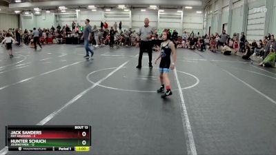 52 lbs Round 5 (6 Team) - Jack Sanders, Mat Assassins vs Hunter Schuch, JOURNEYMEN