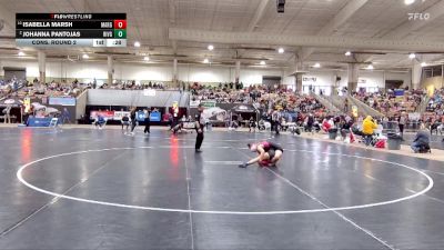 Girls 114 lbs Cons. Round 2 - Johanna Pantojas, Riverdale High School vs Isabella Marsh, Maryville High School