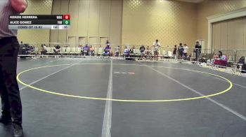 123 lbs Consi Of 16 #2 - Kenzie Herrera, Wright Wreslting Academy vs Alice Gomez, Paw