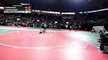 95 lbs Cons. Round 3 - Asher Miller, WKA2 vs Sawyer Lauber, ARC3