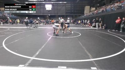 157 lbs Cons. Round 3 - Noah Richardson, Missouri Baptist University vs Evan Atchley, Texas Wesleyan