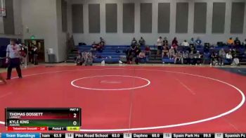 285 lbs Cons. Round 4 - Thomas Dossett, Lambert vs Kyle King, Auburn