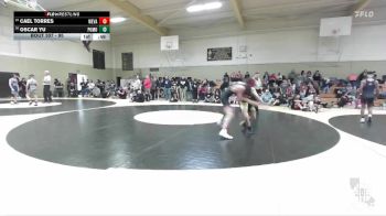 95 lbs Cons. Round 1 - Oscar Yu, Cupertino vs Cael Torres, Elk Grove Wrestling Academy