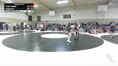 95 lbs Cons. Round 1 - Oscar Yu, Cupertino vs Cael Torres, Elk Grove Wrestling Academy