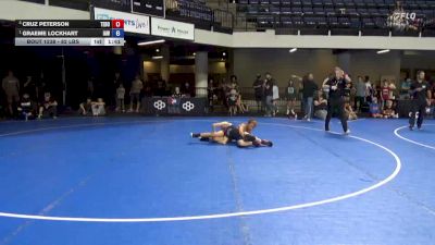 82 lbs Cons. Semis - Cruz Peterson, Team Donahoe vs Graeme Lockhart, Immortal Athletic WC