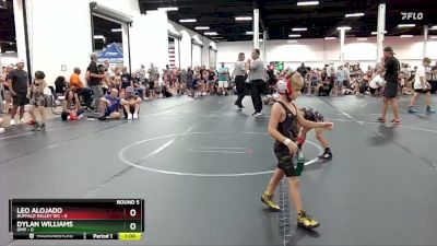 44 lbs Round 5 (6 Team) - Leo Alojado, Buffalo Valley WC vs Dylan Williams, OMP