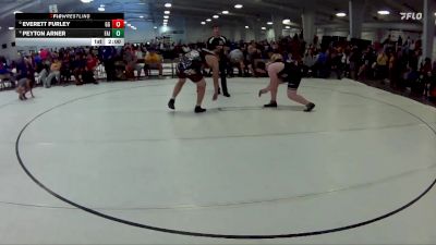 288 lbs Champ. Round 1 - Everett Furley, GI Grapplers vs Peyton Arner, Fairbury