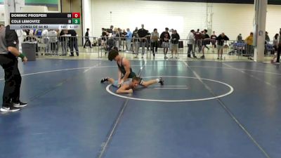 120 lbs Consi Of 64 #2 - Dominic Prosperi, OH vs Cole Lemovitz, RI