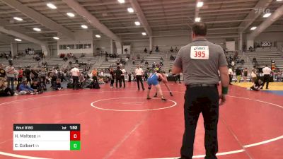 195 lbs Semifinal - Harry Maltese, VA vs Cash Colbert, VA