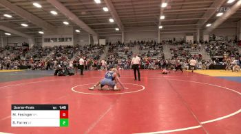 160 lbs Quarterfinal - Maxx Fesinger, NY vs Bradlee Farrer, UT