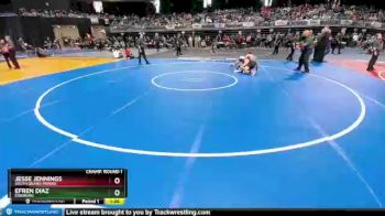 6 lbs Champ. Round 1 - Efren Diaz, Edinburg vs Jesse Jennings, South Grand Prairie