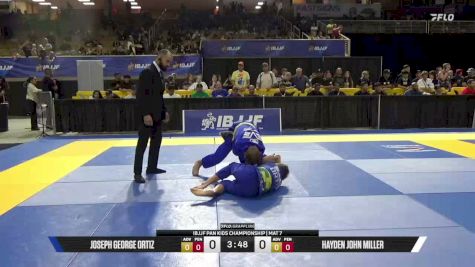Joseph George Ortiz vs Hayden John Miller 2026 Pan Kids Jiu-Jitsu IBJJF Championship