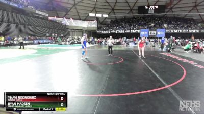 Girls 1B/2B/1A/2A 190 Quarterfinal - Ryan Madsen, Sedro-Woolley (Girls) vs Ynavi Rodriguez, Tenino (Girls)