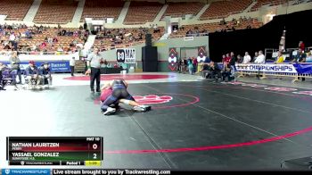 D1-175 lbs Champ. Round 1 - Nathan Lauritzen, Perry vs Yassael Gonzalez, Sunnyside H.S.