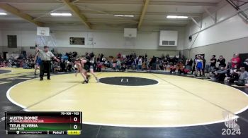 103 lbs Cons. Round 1 - Austin Domke, Jr. Eagles Wrestling Club vs Titus Silveria, Vasky Bros