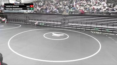 4A 100 lbs Champ. Round 1 - Addilyn Baxter, Mountain Crest vs Kaylina Rasmussen, Tooele