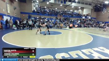 120lbs Quarterfinal - Parker Halgren, Mount Vernon (Girls) vs Kaycee Potts, Kelso (Girls)