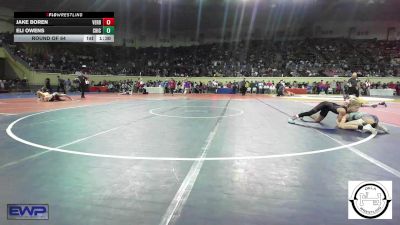 92 lbs Round Of 64 - Jake Boren, Verdigris vs Eli Owens, Chickasha Wrestling