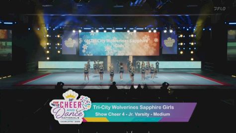 Tri-City Wolverines Sapphire Girls * [2025 Show Cheer 4 - Jr. Varsity - Medium] 2025 Pop Warner National Cheer & Dance Championship