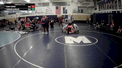 152 lbs Cons. Round 3 - Jordan Harlan, Summit Academy vs Sam Caton, Slippery Rock Area Hs