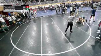 157 lbs Champ. Round 2 - Logan Shaver, Meridian vs Ian Anderson, Moses Lake