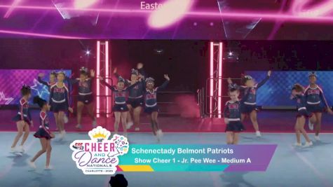 Schenectady Belmont Patriots [2025 Show Cheer 1 - Jr. Pee Wee - Medium A] 2025 Pop Warner National Cheer & Dance Championship
