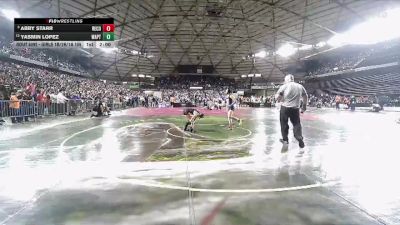 Girls 1B/2B/1A 105 Champ. Round 2 - Abby Starr, Republic-Curlew (Girls) vs Yasmin Lopez, Wapato (Girls)