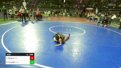 90 lbs Round Of 32 - Corey Rivera, Paulsboro vs Kellan Crowell, Apex