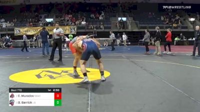 197 lbs Semifinal - Eldar Muradov, The Ohio State University WC vs Blake Barrick, Liberty University