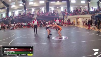 100 lbs Quarterfinals (8 Team) - Finnegan Meade, Ohio Hazards vs Trysten Frey, Mat Rats