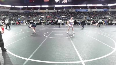 192 lbs Quarterfinal - Carter Wilmarth, DC Gold vs Zerek Keel, Ground Zero Wrestling Club