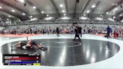 130 lbs Round 2 - Braden Leach, Missouri vs Abraham Menke, Missouri