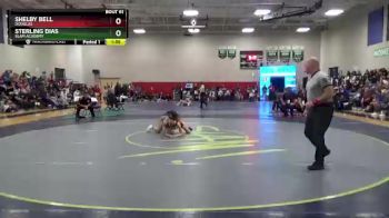 106 lbs Quarterfinal - Sterling Dias, SLAM Academy vs Shelby Bell, Douglas