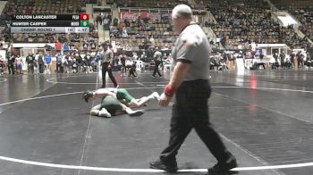6A 126 lbs Champ. Round 1 - Colton Lancaster, Pelham vs Hunter Carper, Mountain Brook