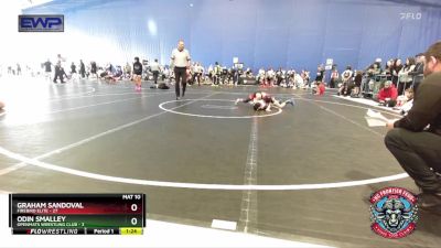 72 lbs Round 1 (4 Team) - Graham Sandoval, Firebird Elite vs Odin Smalley, OpenMats Wrestling Club