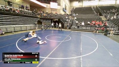 123 lbs Champ. Round 1 - Quintin Dursteler, Skyline High School vs Kyler Ferguson, Copper Hills