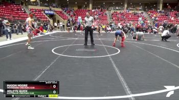 115 lbs Champ. Round 1 - Holdyn Quick, Scottsbluff Wrestling Club vs Mason Moore, Thunderbird Wrestling Club