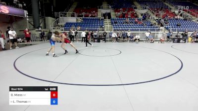 138 lbs Rnd Of 64 - Brody Miess, WI vs Landon Thomas, MI