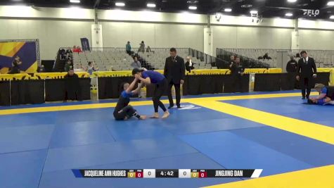 Jingjing Dan vs Jacqueline Ann Hughes 2024 World IBJJF Jiu-Jitsu No-Gi Championship