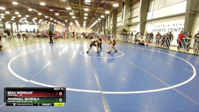 130 lbs Rd# 6- 9:00am Saturday Final Pool - Beau Weinkauf, Team BAM vs Marshall Quodala, Ranger Wrestling Club