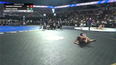 126 lbs Semifinal - Antonio Rodriguez, Los Gatos (CC) vs Isaiah Cortez, Gilroy (CC)