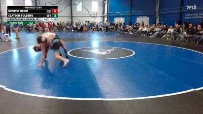 Silver 157 lbs Cons. Round 3 - Clayton Solberg, Wisconsin-Eau Claire vs Scottie Meier, St. Cloud State