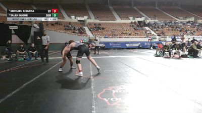 217-D3 Quarterfinal - Michael Sciarra, San Tan Foothills High School vs Talen Slone, Show Low High School